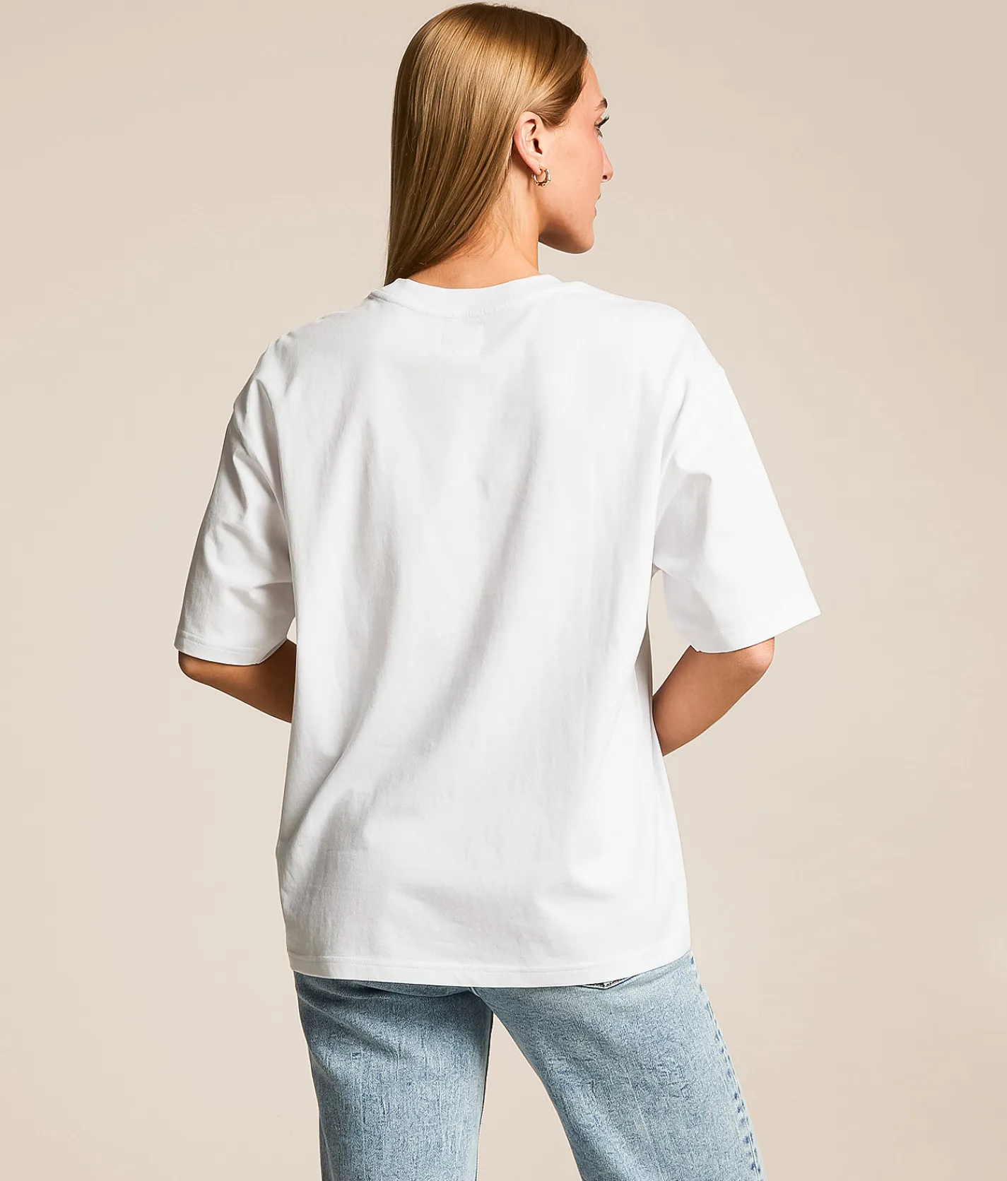 Modish Rebel Lake Como Oversized T-Shirt White Outlet