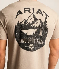 Ariat Lake Freedom T-Shirt Trench Coat Heather