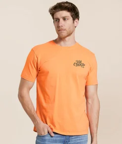 Tail Chasers Club Lake Girls T-Shirt Mock Orange Hot