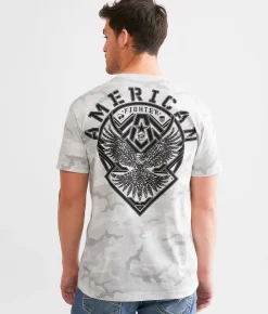 American Fighter Lakeshore T-Shirt White Camo Best