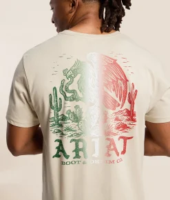 Ariat Lake Texico T-Shirt Natural Hot