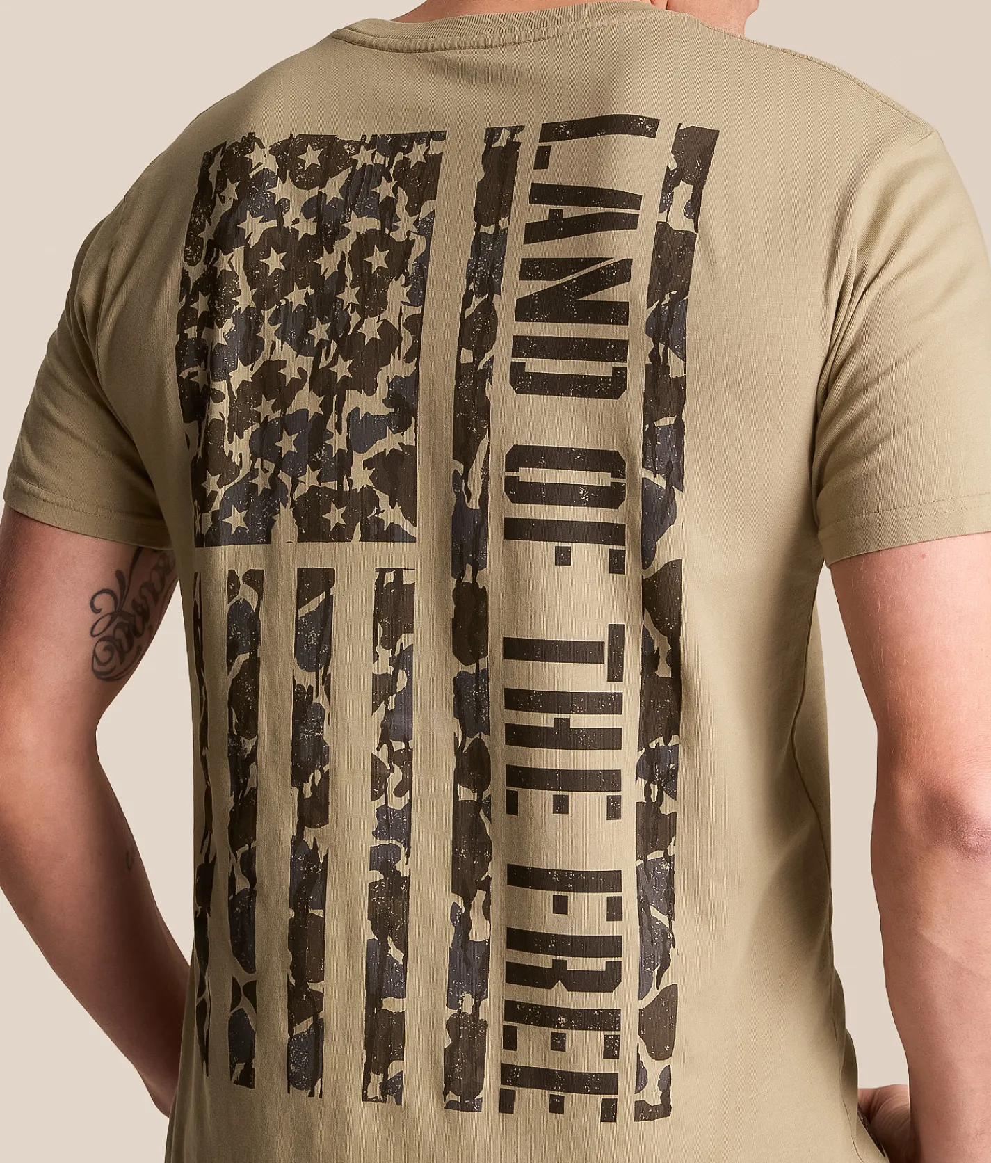 Tops|Graphic T-Shirts | Howitzer Land Of The Free T-Shirt Silver Sage