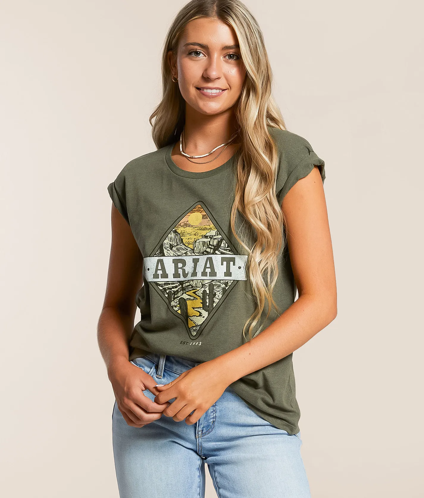 Ariat Landscape T-Shirt Artichoke Hot