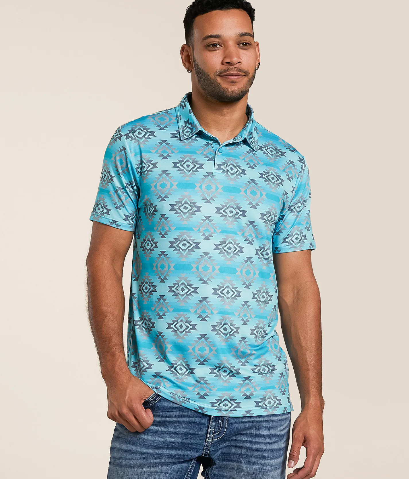 Departwest Lansdale Performance Polo Blue Hot
