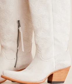 Shoes | Ariat Laramie Stretchfit Leather Western Boot Oyster Suede