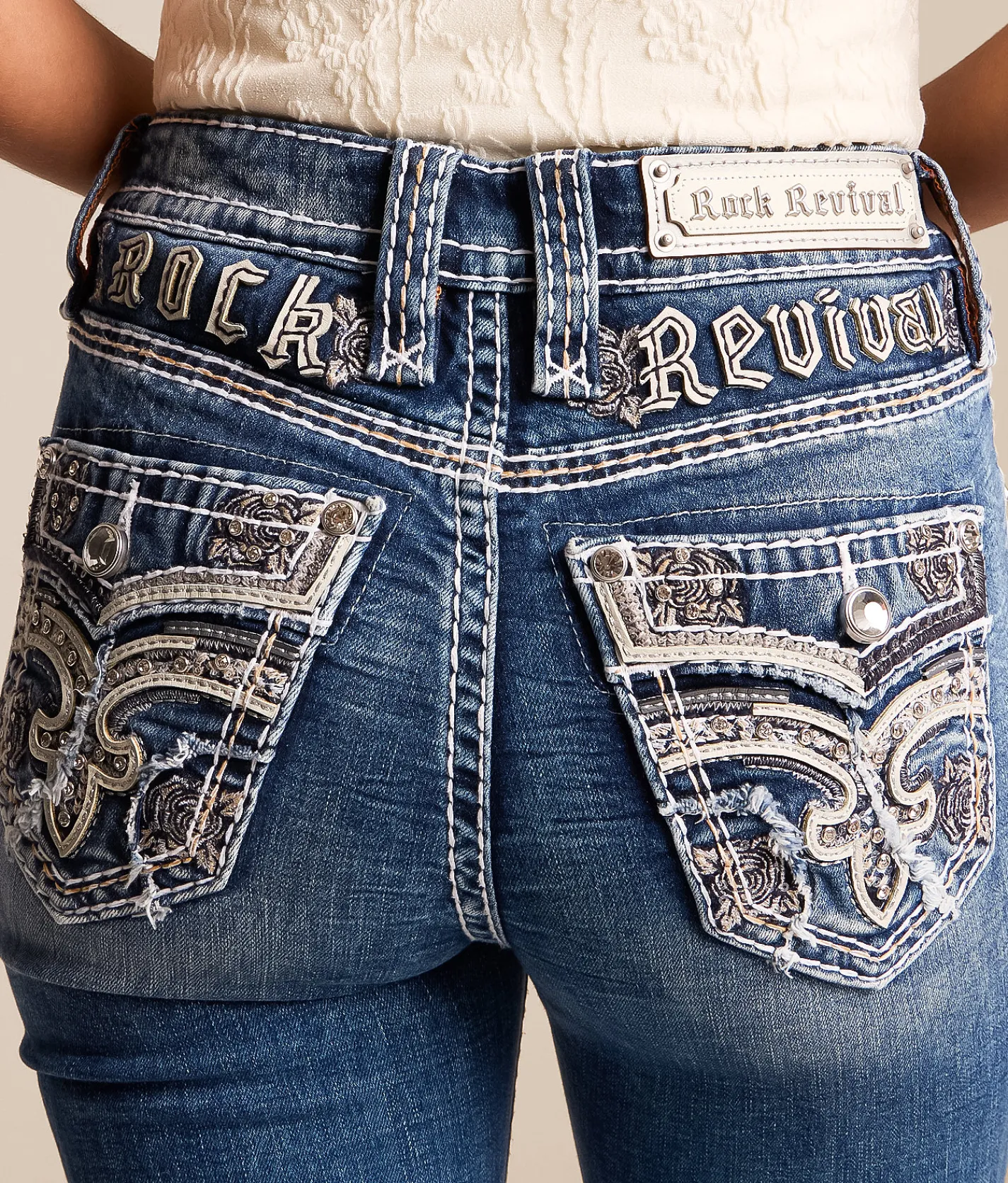 Bottoms | Rock Revival Larose High Rise Boot Stretch Jean Larose UB201