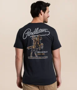 Pendleton Lasso T-Shirt Vintage Black Discount