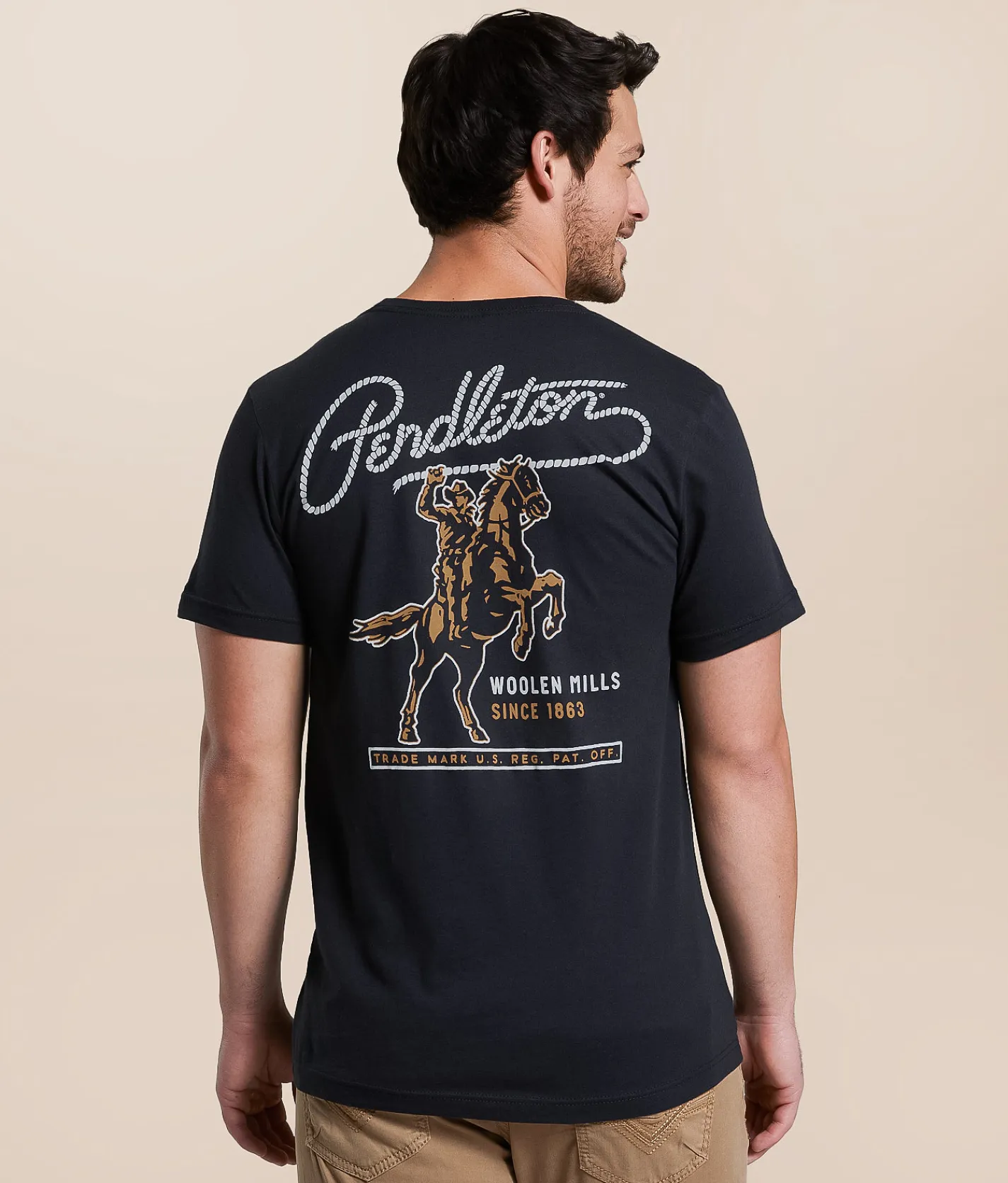 Pendleton Lasso T-Shirt Vintage Black Discount