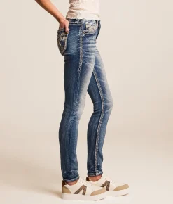 Rock Revival Lavinia Mid-Rise Skinny Stretch Jean Lavinia S200 Online