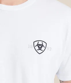 Ariat Layered Bronco Shield T-Shirt White Online