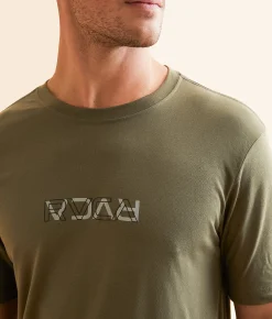 RVCA Layer Flip Sport T-Shirt Olive Sale