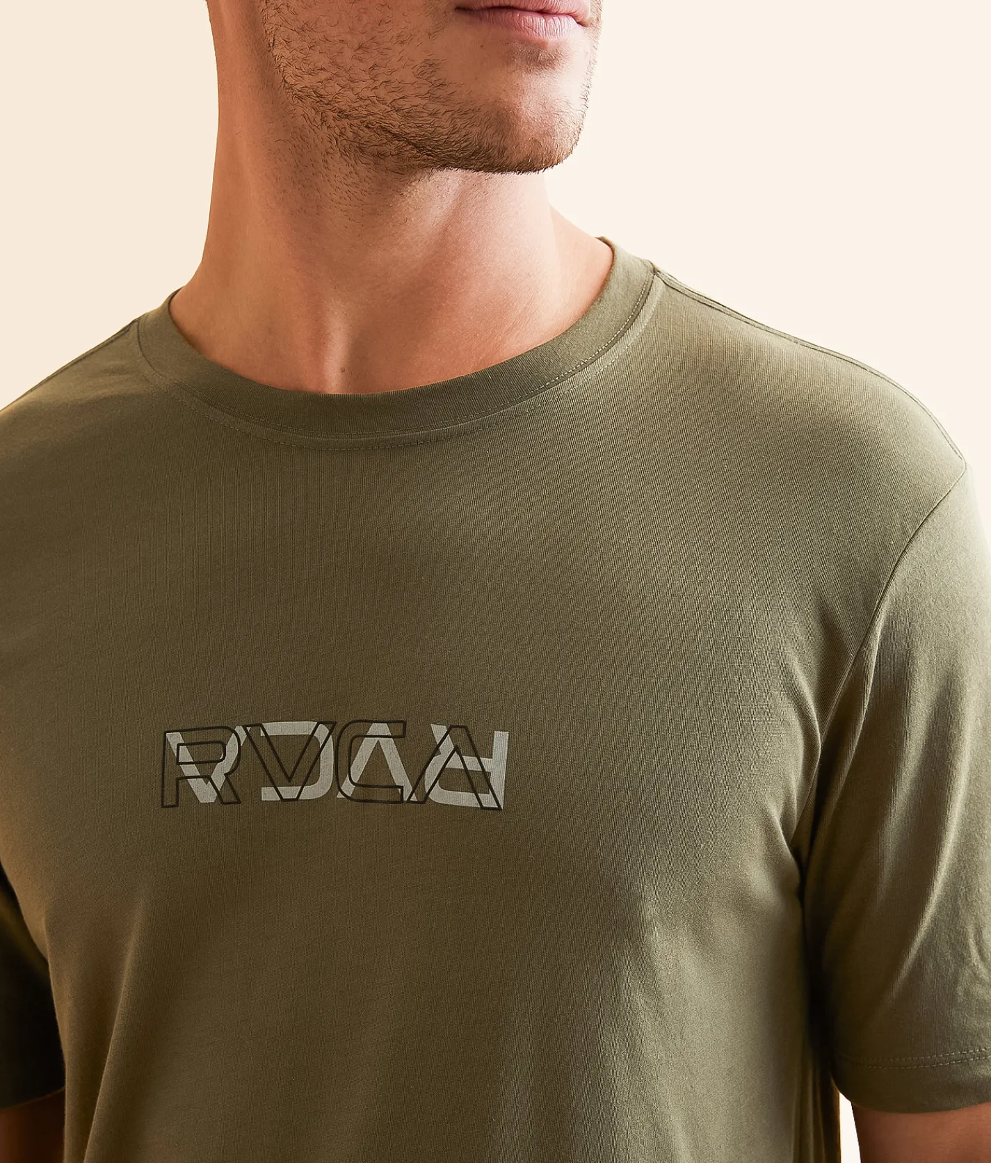 RVCA Layer Flip Sport T-Shirt Olive Sale