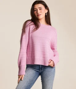 Z Supply Layla Sweater Pink Crush Discount