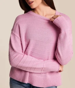 Z Supply Layla Sweater Pink Crush Discount