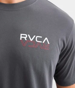 RVCA Layover Pin Sport T-Shirt Slate Clearance