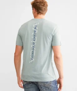 RVCA Layover Sport T-Shirt Scrub Heather New