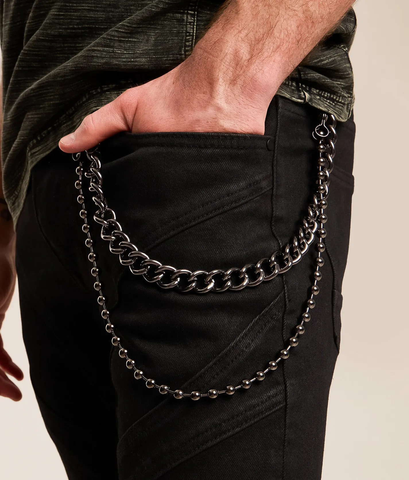 Bottoms|Jeans | Smoke Rise® Lazy Stacked Flare Stretch Jean Glow Black