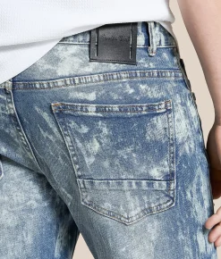 Smoke Rise® Lazy Stacked Flare Stretch Jean Taylor Blue Outlet