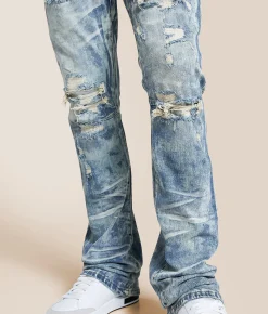 Jeans | Smoke Rise® Lazy Stacked Flare Stretch Jean Taylor Blue