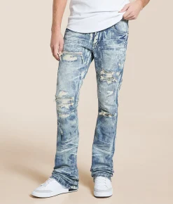 Jeans | Smoke Rise® Lazy Stacked Flare Stretch Jean Taylor Blue