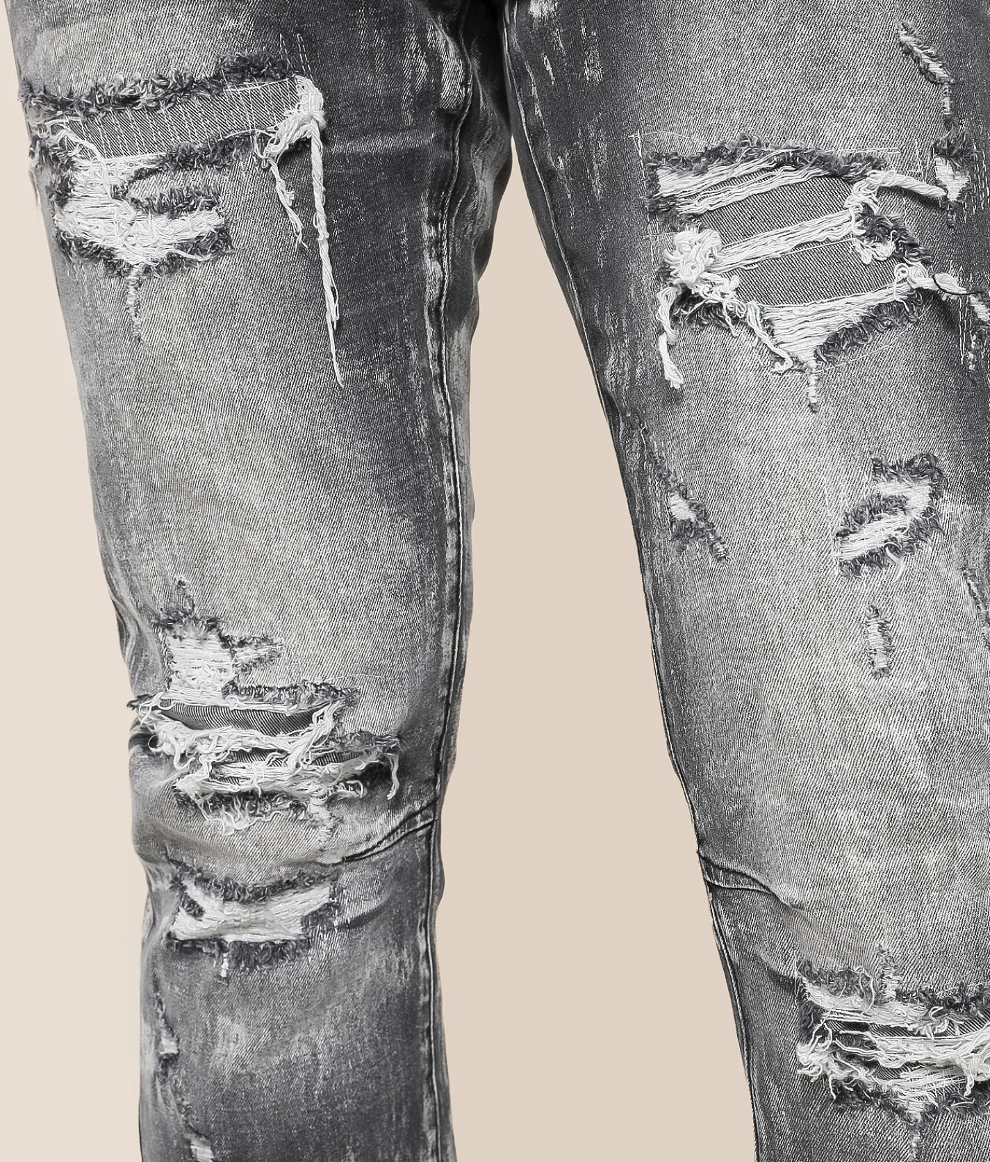 Bottoms|Jeans | Smoke Rise® Lazy Stacked Flare Stretch Jean Titan Grey