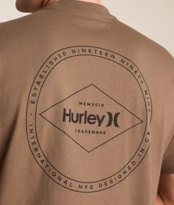Tops|Graphic T-Shirts | Hurley Leafy Split T-Shirt Woodside