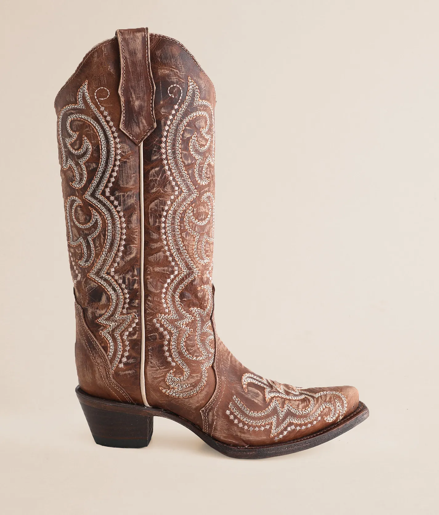 Circle G by Corral Leather Western Boot LD Brown Hot