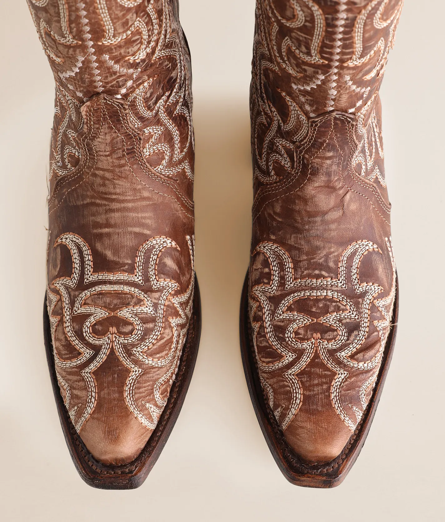 Circle G by Corral Leather Western Boot LD Brown Hot