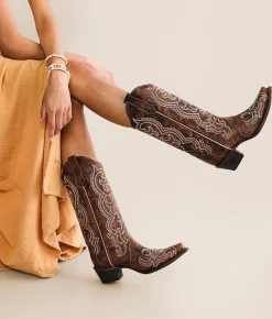 Circle G by Corral Leather Western Boot LD Brown Hot