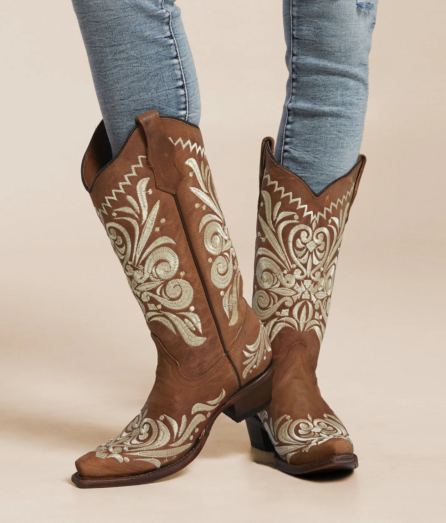 Shoes | Circle G by Corral Leather Western Boot LD Tan