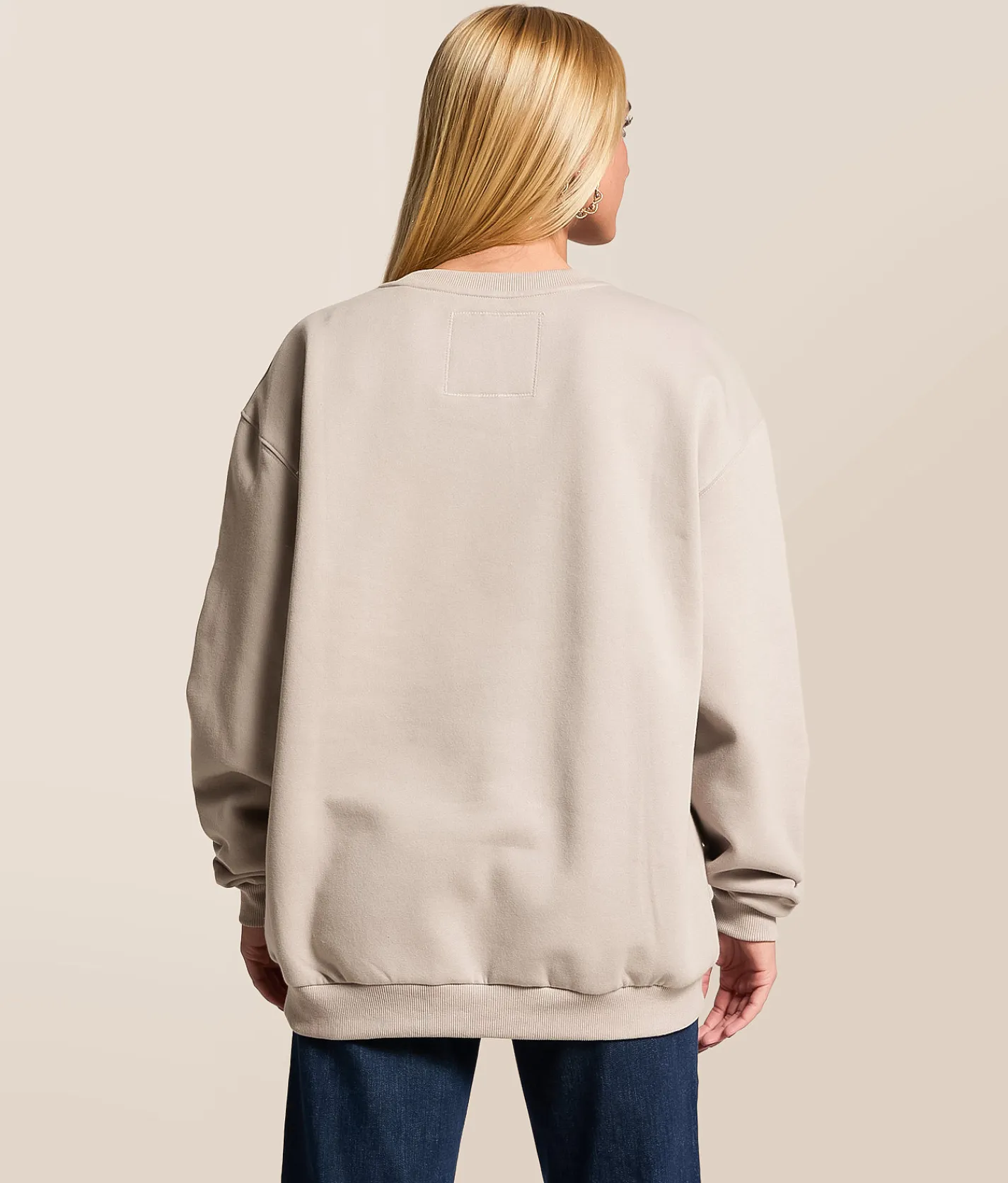 Life Clothing Led Zeppelin Oversized Band Pullover Opal Grey Clearance