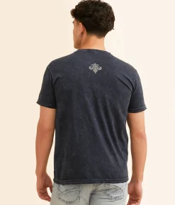 Affliction Legion Reborn T-Shirt Black Lava Wash Clearance