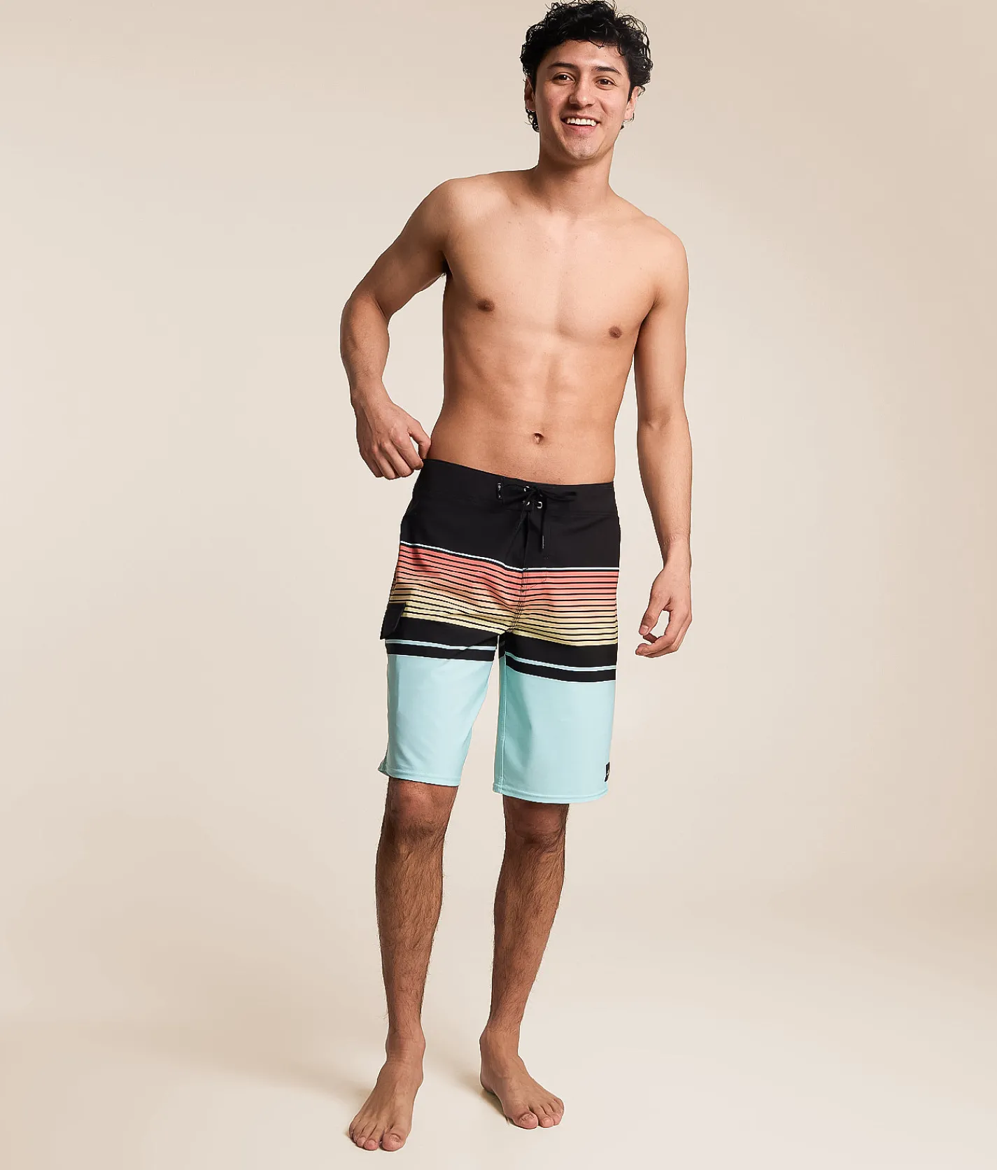 Bottoms|Swimwear | O'Neill Lennox Stripe Stretch Boardshort Canal Blue