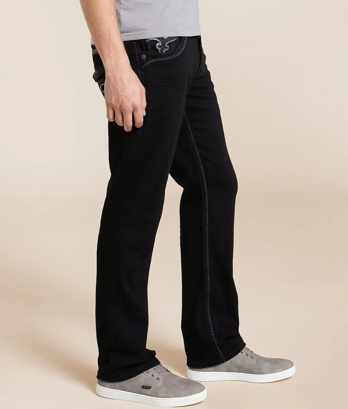 Rock Revival Leonel Straight Stretch Jean Leonel J201 Hot