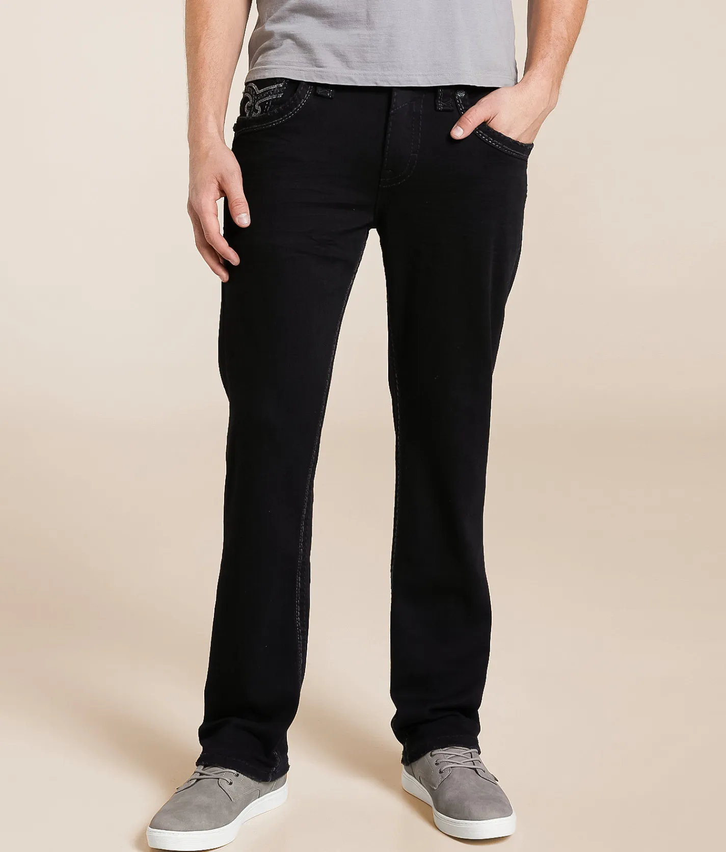 Rock Revival Leonel Straight Stretch Jean Leonel J201 Hot