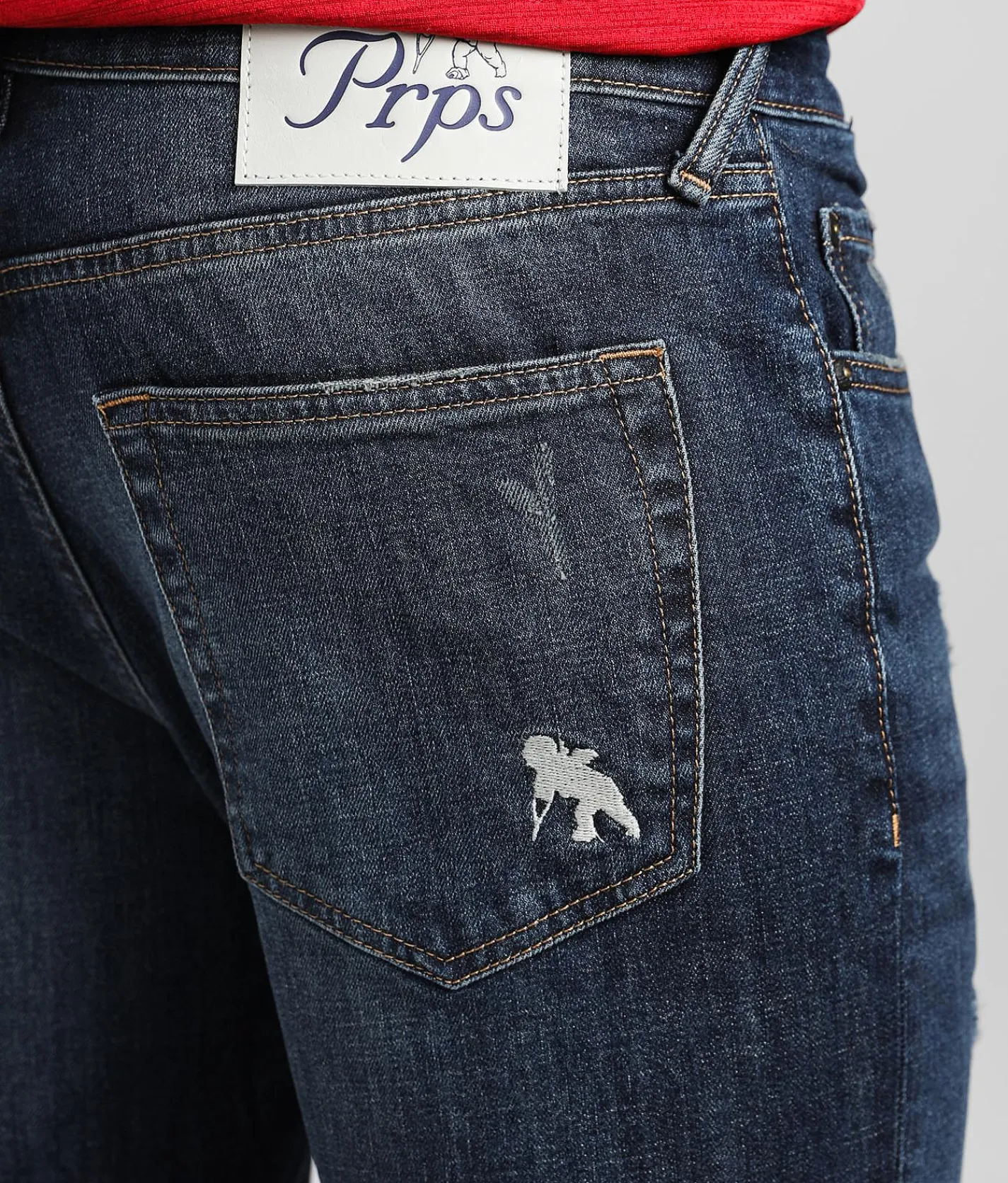 Prps Le Sabre Slim Taper Stretch Jean Indigo New