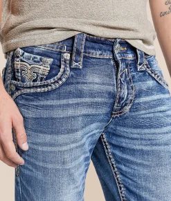 Rock Revival Lesath Straight Stretch Jean Lesath J202 Online