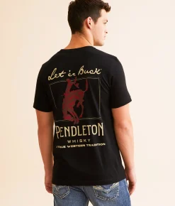 Pendleton Let 'Er Buck® Whisky T-Shirt Black Hot