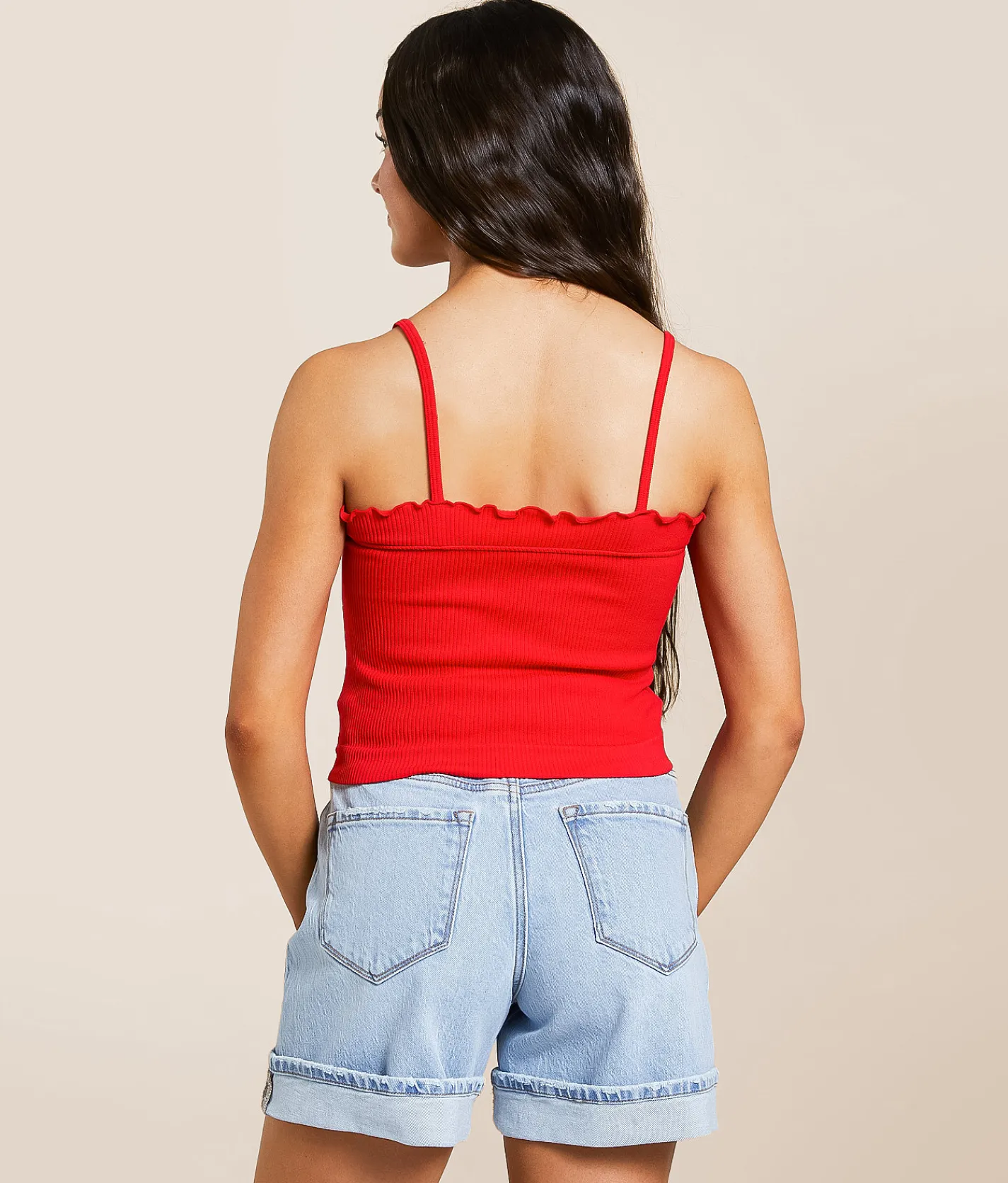 Freshwear Lettuce Trim Brami High Risk Red Hot