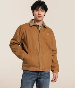 Kimes Ranch Lewiston Canvas Jacket WW Brown Discount