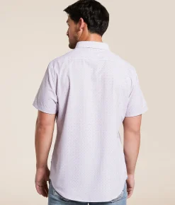 Tops | 7Diamonds Lexter Performance Stretch Shirt Stone Rose