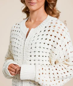 Z Supply Liam Cardigan Sweater Sea Salt Hot