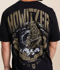 Tops|Graphic T-Shirts | Howitzer Liberty Or Death T-Shirt Black