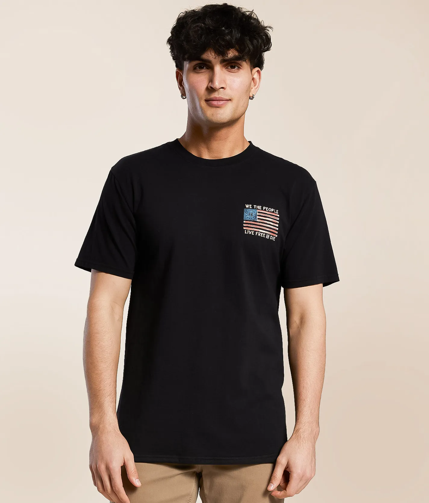 Howitzer Liberty Skull T-Shirt Black