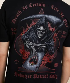 Tops|Graphic T-Shirts | Howitzer Life T-Shirt Black