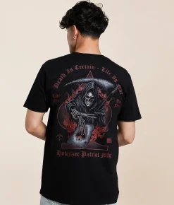 Tops|Graphic T-Shirts | Howitzer Life T-Shirt Black