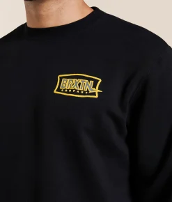 Tops | Brixton Lightening Pullover Black