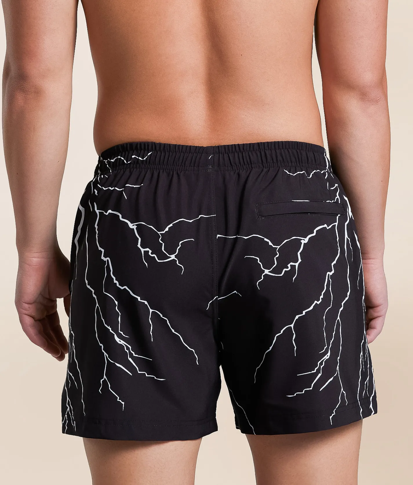 Bottoms|Swimwear | Cove Stretch Swim Trunks Lightning Bolt