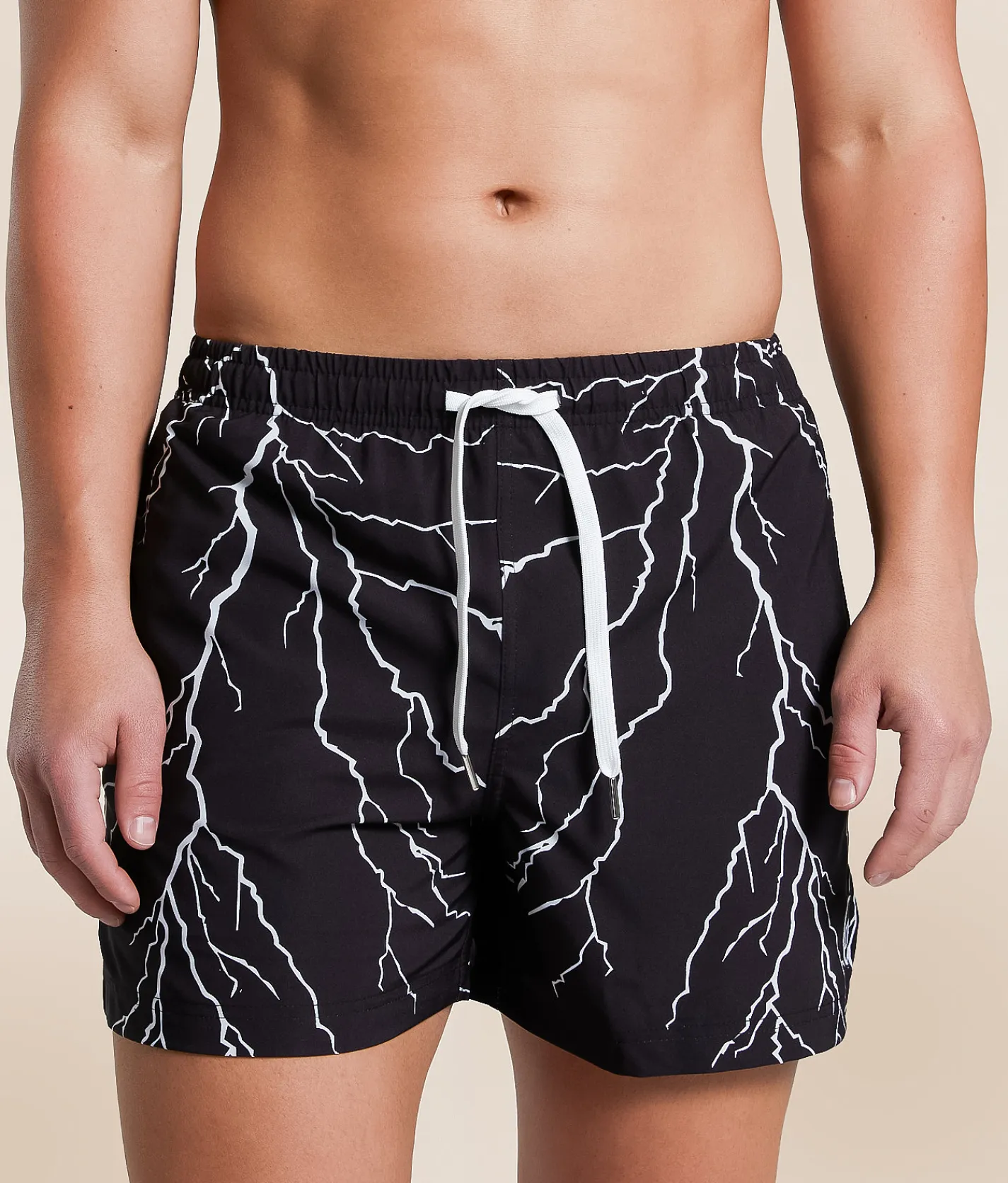 Bottoms|Swimwear | Cove Stretch Swim Trunks Lightning Bolt