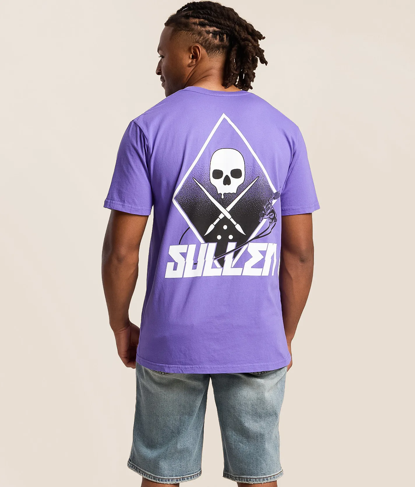 Sullen Lightning T-Shirt Blue Iris